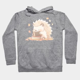 Hedgehog reading Hoodie